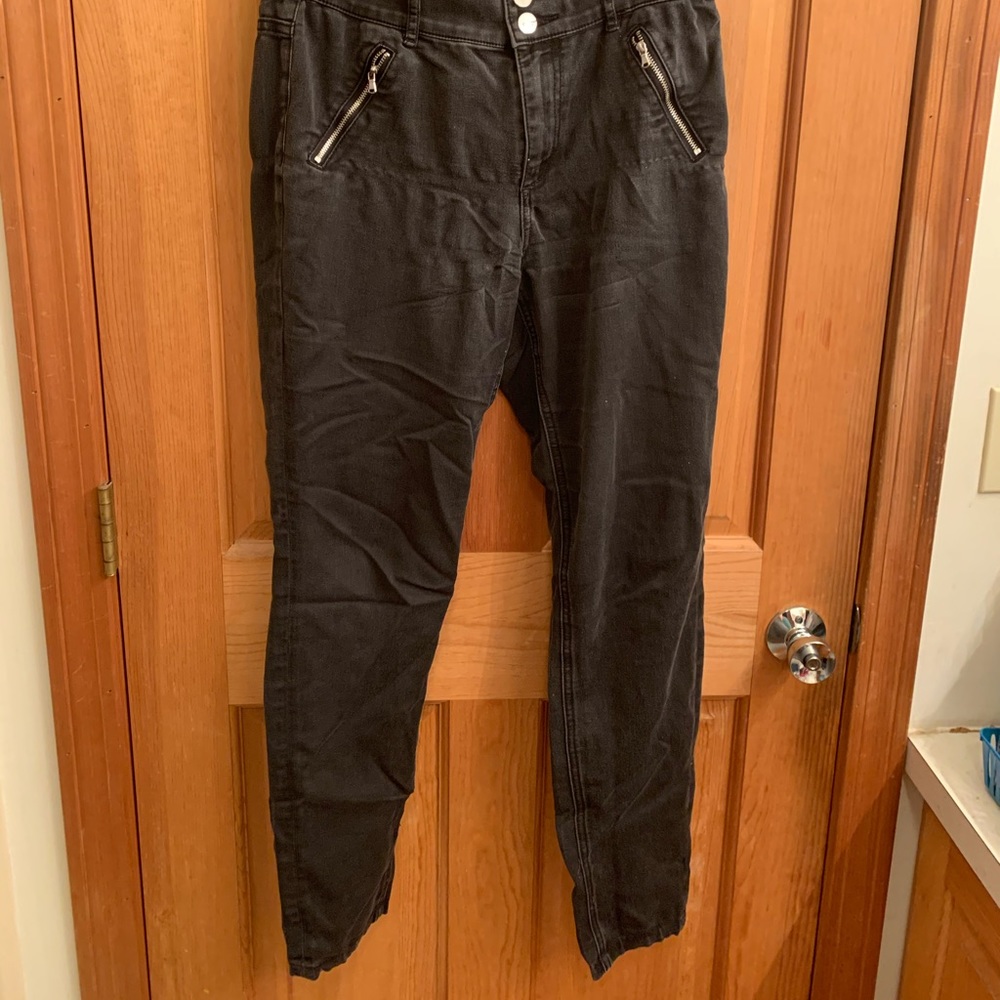 Soho Hugh rise black jeggings size 10